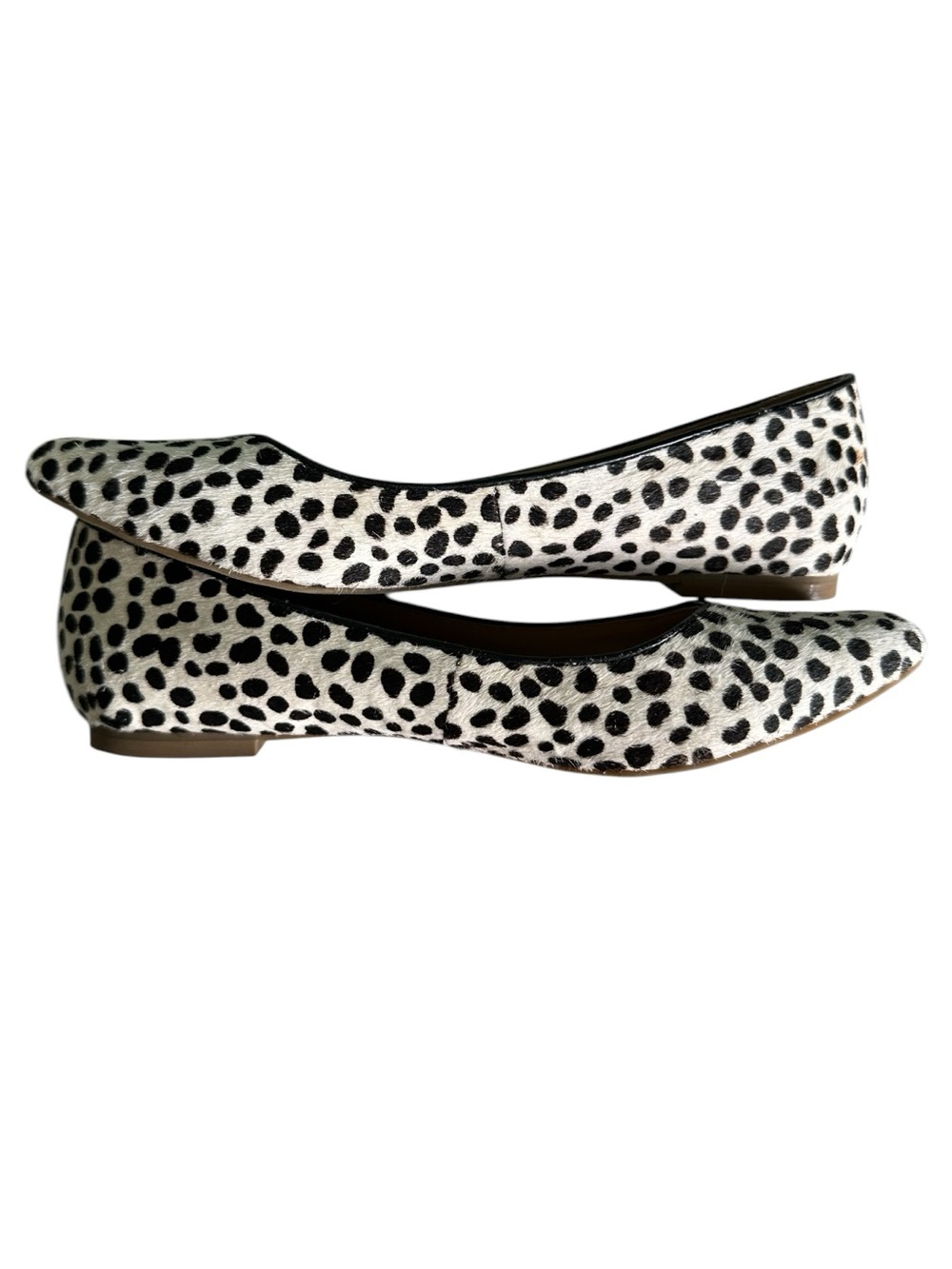 Banana Republic Spotted Calf Hair Pointed-Toe Ballet Flats size 7 - Picture 6 of 9
